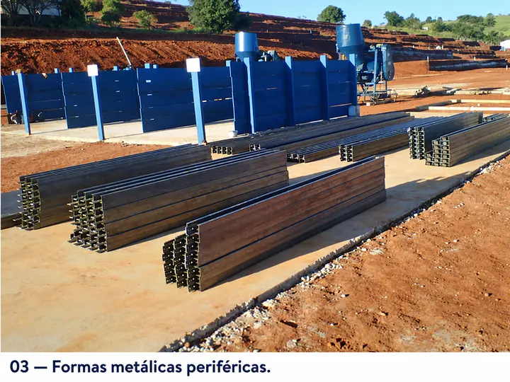 Formas metálicas periféricas.